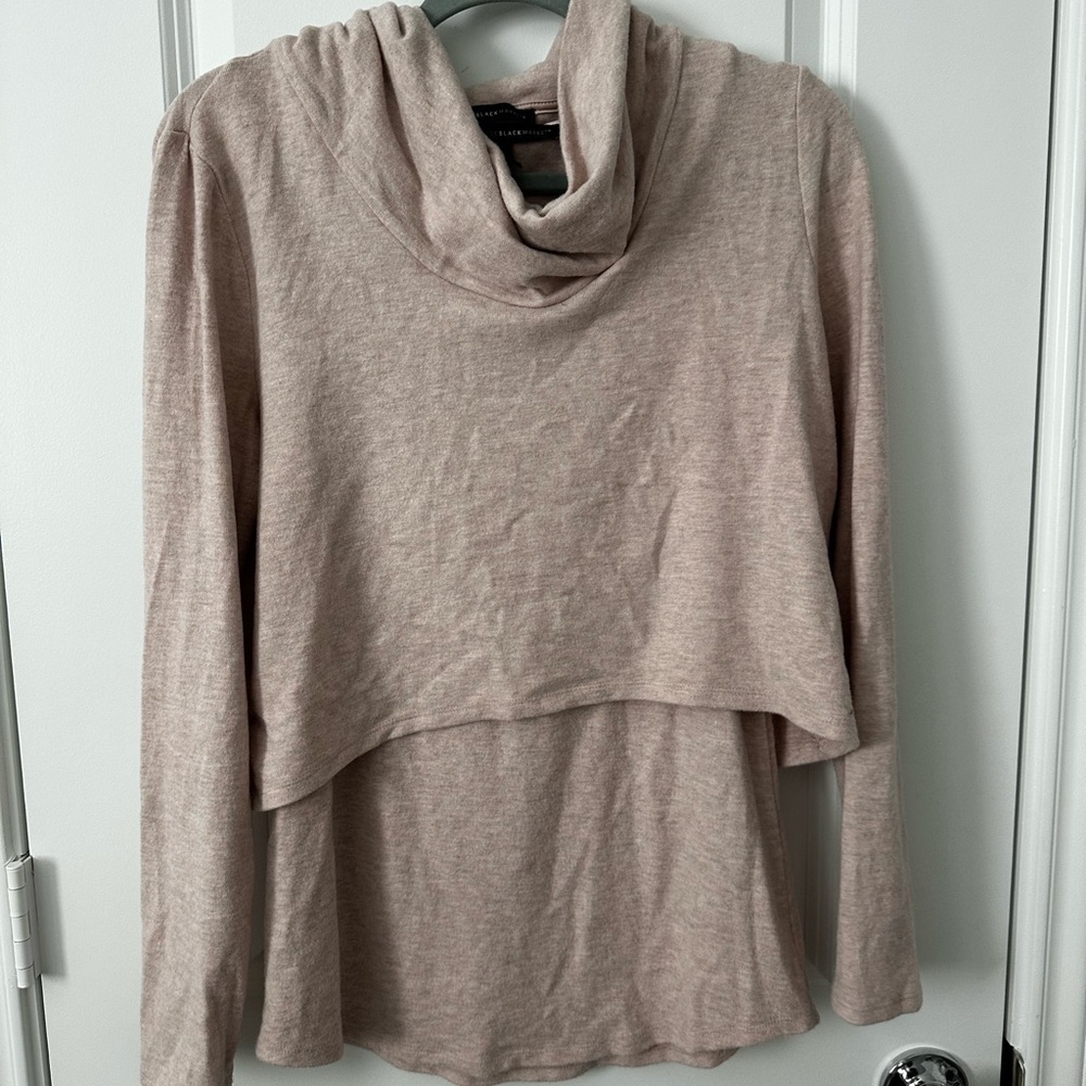 White House Black Market Layered Cowl Neck Sweater